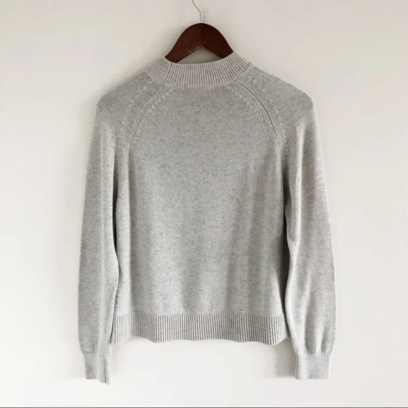 Everlane Crew Neck Sweater 100% Cotton Gray S - Picture 5 of 7